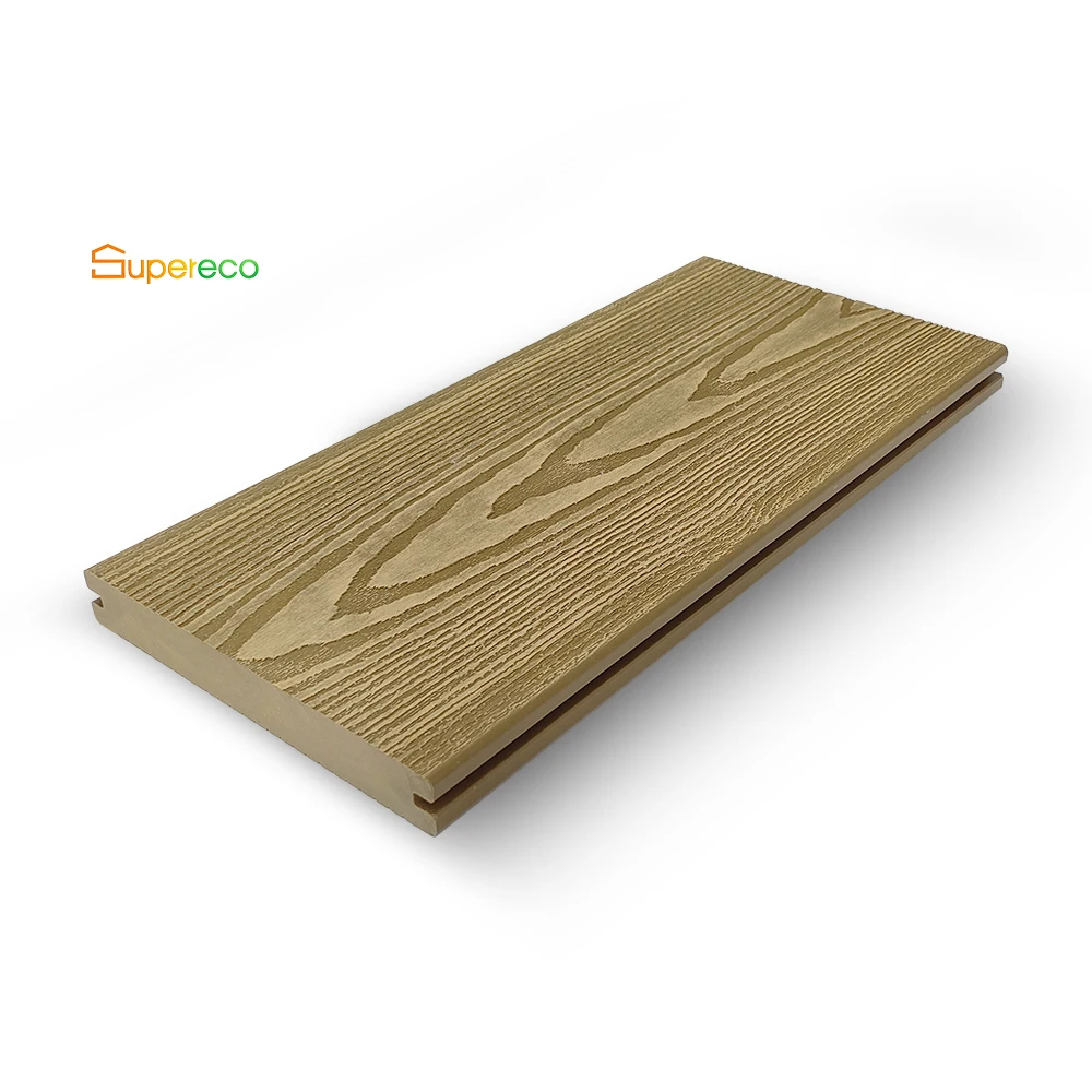 Outdoor Engineered Wooden Plastic Composites Decking Price Wpc Board Laminated Parquet Flooring