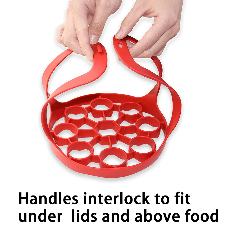 Amazon Hot Selling Pressure Cooker Lifter Anti-scalding Steamer Rack Silicone Bakeware Sling for Pot 6 8