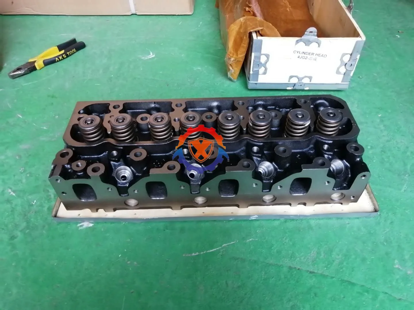 SOMPO New 4JG2 4JG1 Engine Head 8970165047 8970863382 8970863384 Excavator Cylinder Head