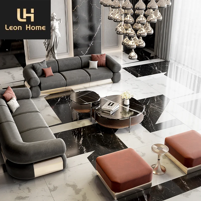 Manufacturer Hot Sale Custom Made Luxury Living Room Sofa Italian New Design Sectional Sofa Furniture Luxury Living Room Sofa