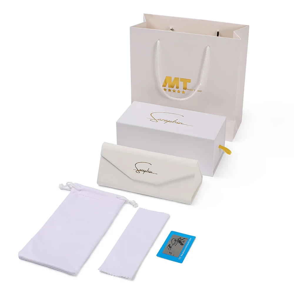 Custom logo debossed hot stamping glasses box packaging spectacle boxes eyewear sun glasses leather magnetic sunglasses case