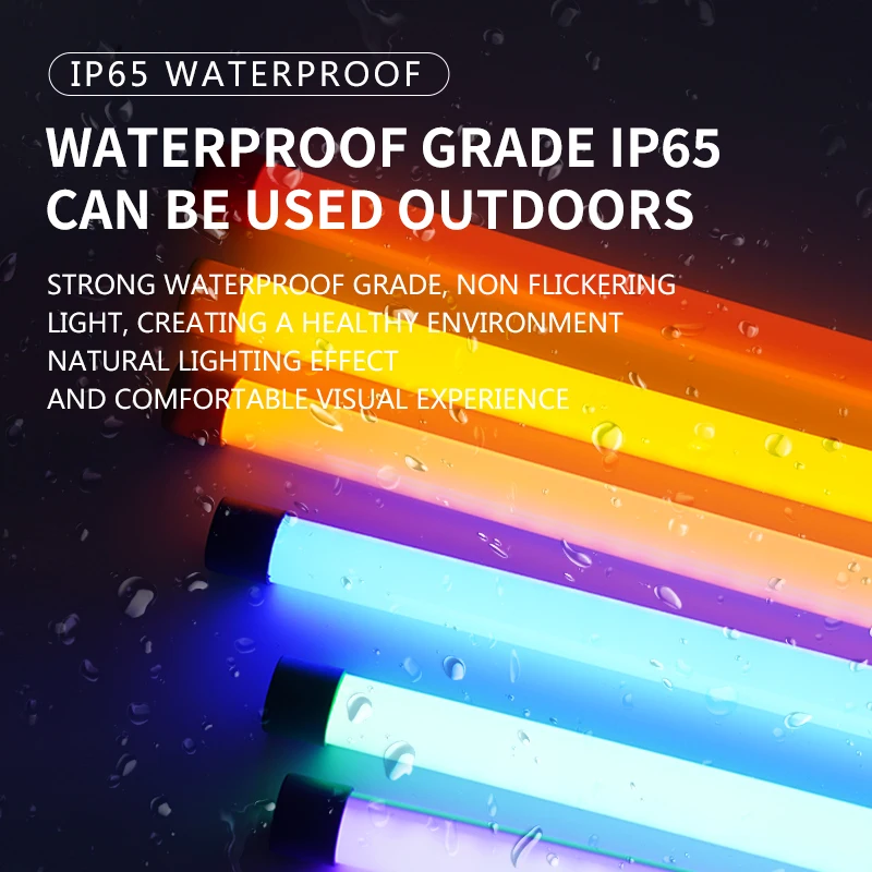 Ip6766 Ip65 пластиковая горячая Распродажа наружная Водонепроницаемая Рождественская елка многоцветная меняющая цвет Tube8 Азиатский зоопарк T8 светодиодная Rgb