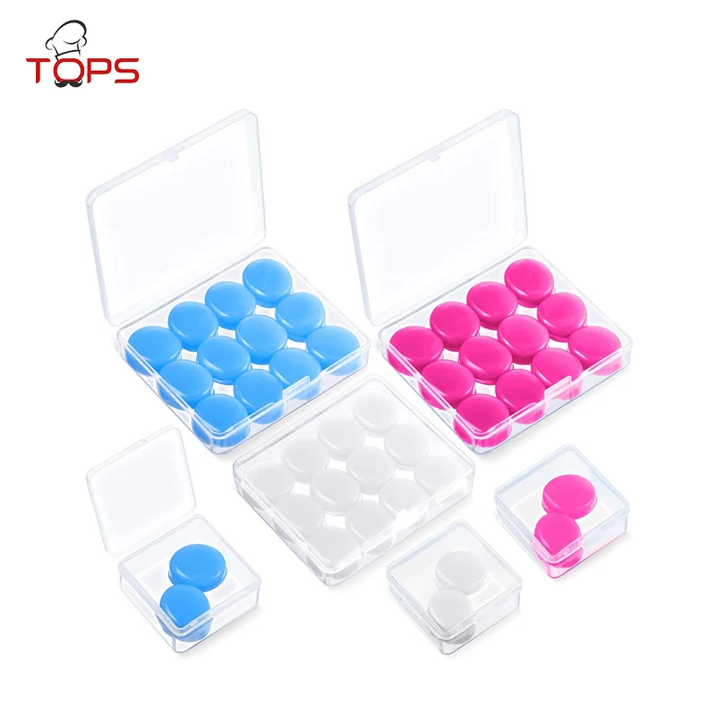 Ear Plugs for Sleeping Soft Reusable Moldable Silicone Earplugs Noise Cancelling Earplugs Sound Blocking Ear Plugs with Case