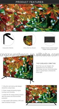 4K UHD Android 4 70 85 98 120 дюймов Смарт-светодиодный Телевизор с