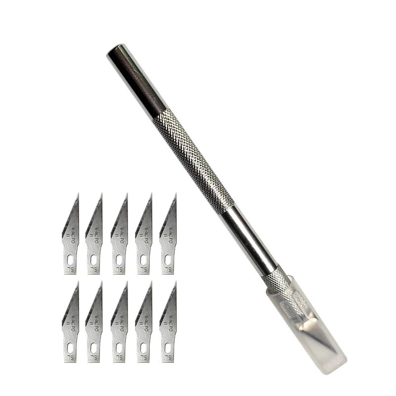 Carved craft knife stainless steel hobby knife DIY art pen knife