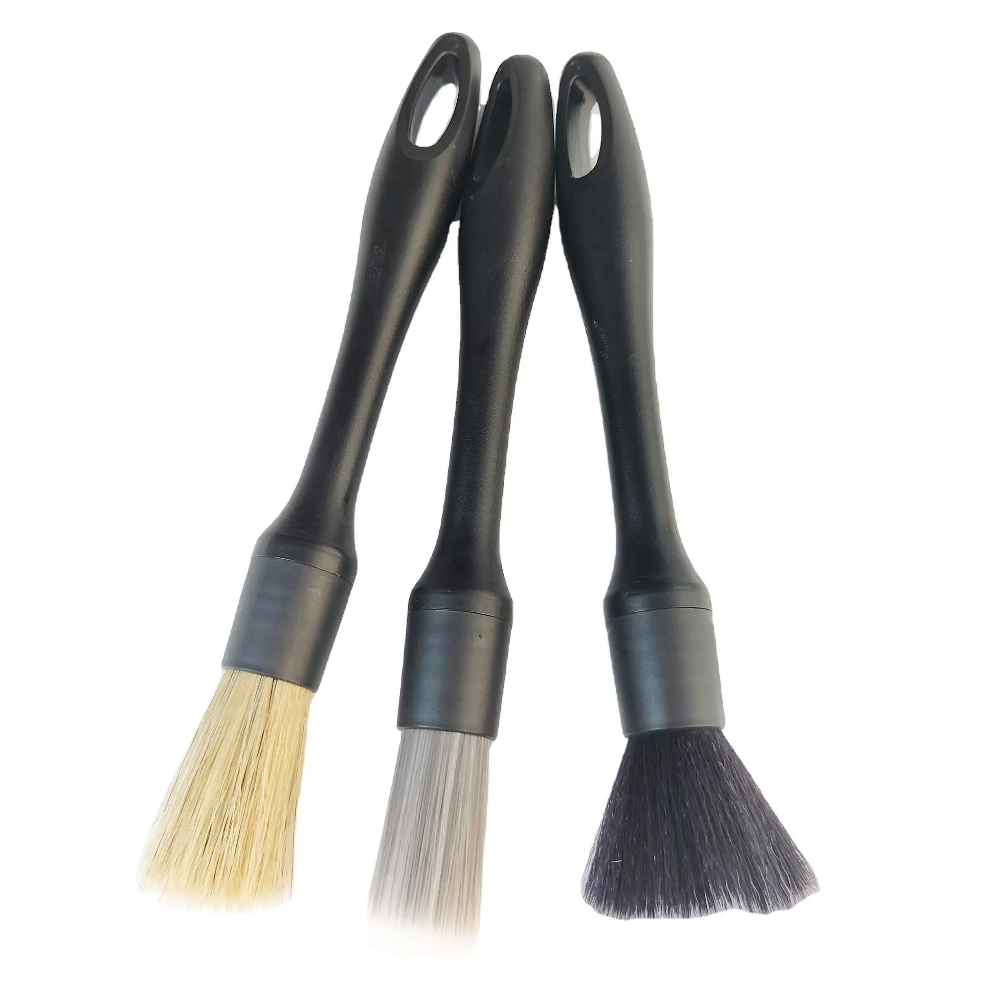 Ultra Soft Car Brush Set Soft car detailing brush set Auto hot selling wheel brushes 3pcs Car Wash Auto Cleaning