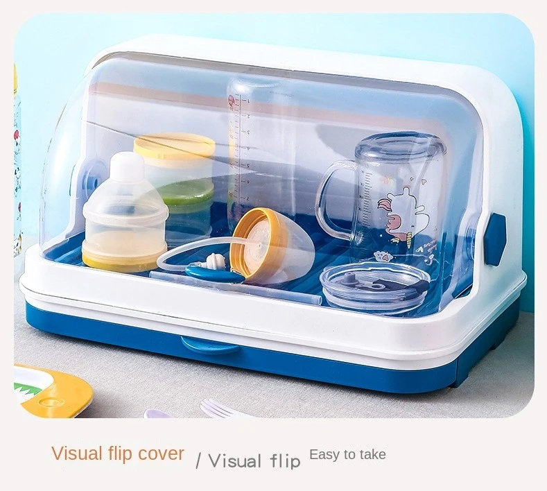 Kitchen plastic bowl rack bowl chopsticks cupboard with lid multi-layer bowl box dish drain rack storage box household