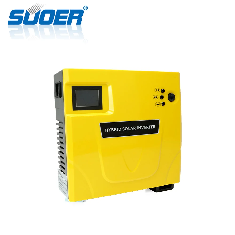SUOER 1500VA 12V Модифицированная синусоида Инвертор ШИМ блок управления установкой на солнечной батарее Зарядное устройство переменного тока гибридный солнечный