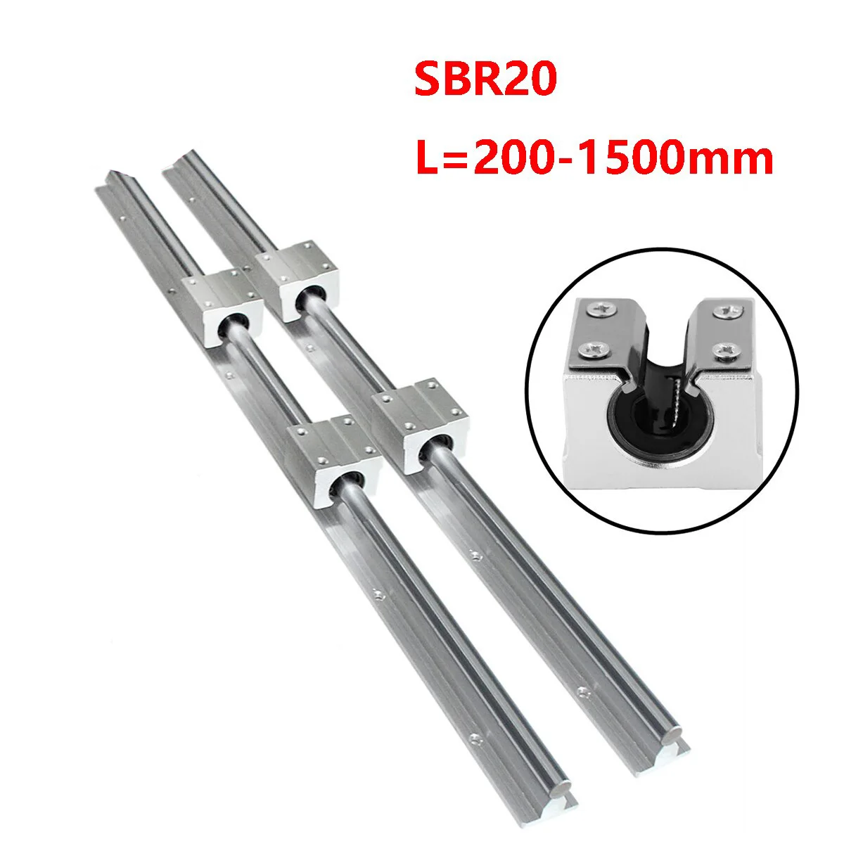 High Speed Sbr10 Linear Guide Rail Length 600Mm Hot Sale Brand Negotiable Different Well-Known Brand