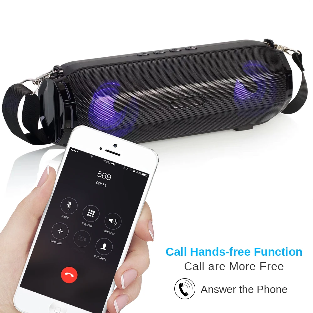 Christmas Gift X33 Portable Speaker Outdoor Wireless Mini Speaker Support TF Card FM Stereo Hi-Fi Boxes Dual Speaker