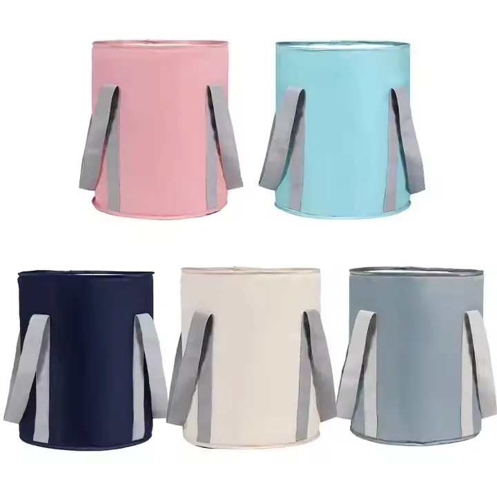 Foldable Feet Soaking Bath Tub Collapsible Bucket Portable Travel Foot Soak Spa Basin for Camping Washing
