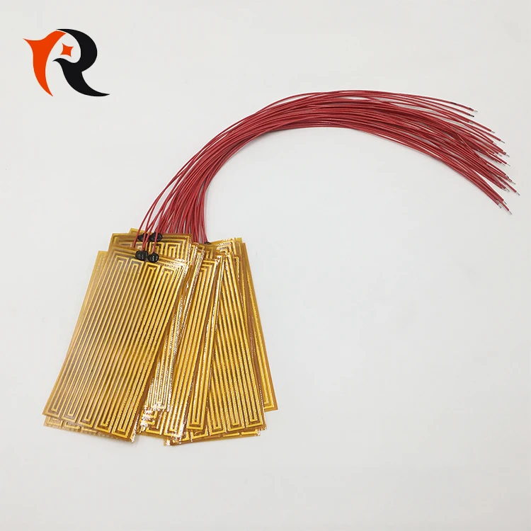 Flexible 110*55mm Polyimide Heater Plate PI Heating Film