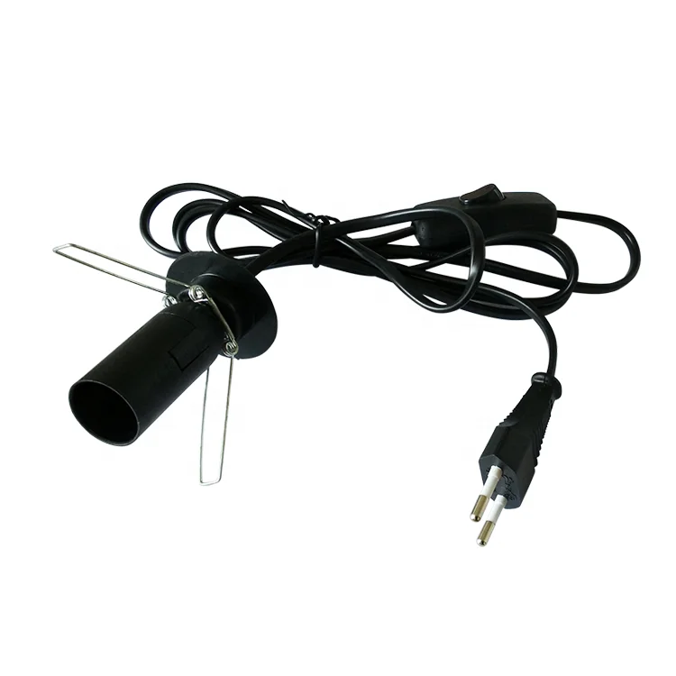
VDE Approval EU 2 Pin Salt Lamp AC Power Cord With 303 Dimmer Switch 
