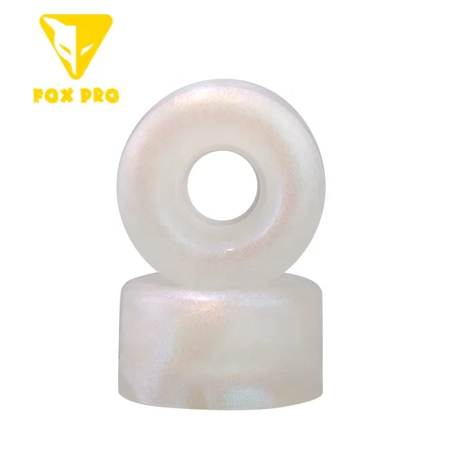 FOX PRO High Rebound Skate Wheel PU Wheel Roller 58x32mm Replacement Translucent Wheels