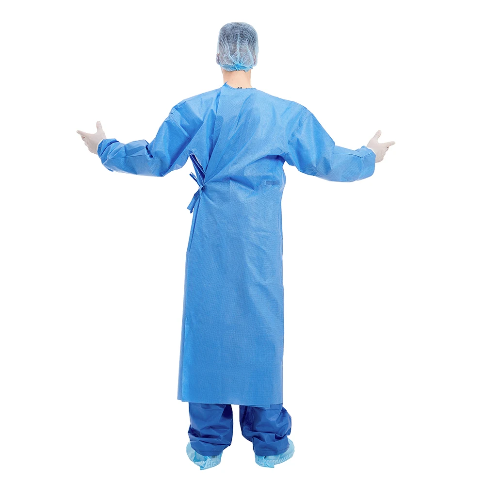 Reinforced Surgical gown  CE 510K ASTM AAMI level 4