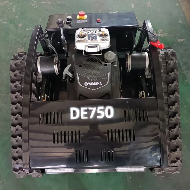 China Factory 600MM Lawn Mower Remote Control Slope Mowers With Snow Blade