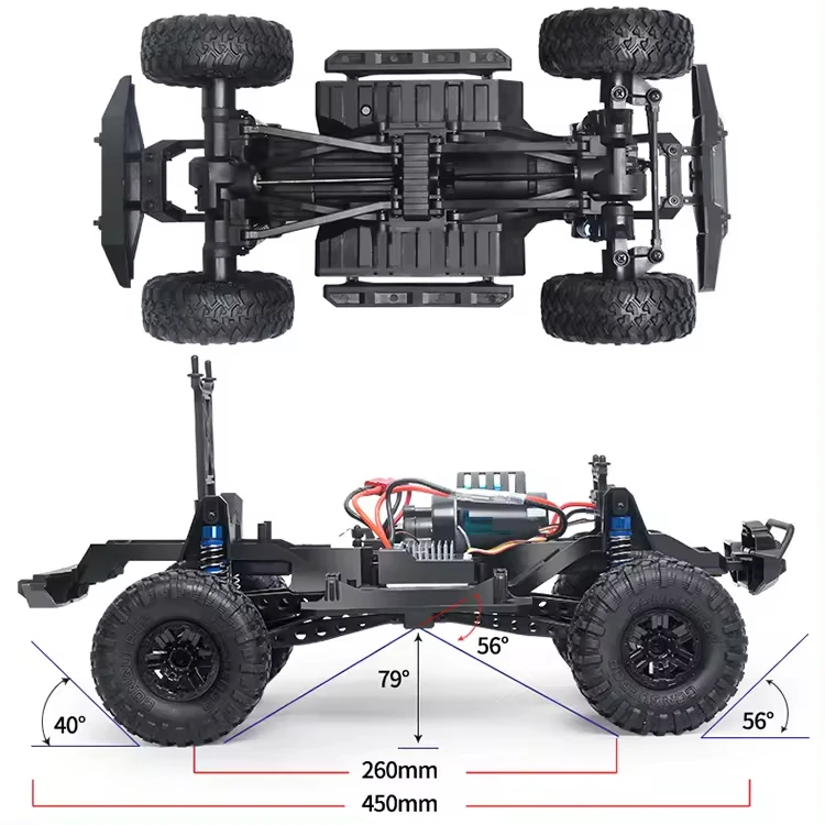 Tiktok лидер продаж HB-ZP1009 1/10 быстрый гусеничный катер 4WD 15 км/ч дистанционное управление внедорожный высокоскоростной восхождение гоночный автомобиль