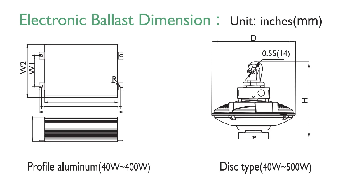 JK RT Series Circular Type 40W-500w Induction Lamp and  Electronic Ballast