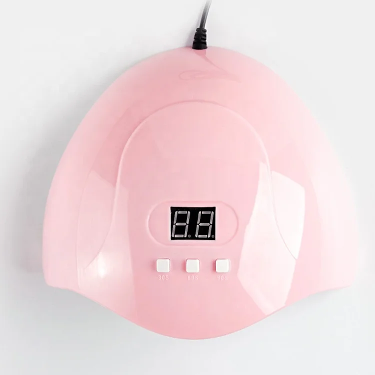 Светодиодная УФ-лампа для ногтей 54 Вт, профессиональная машинка для полировки гель-лака, УФ-лента для ногтей с 3 настройками времени