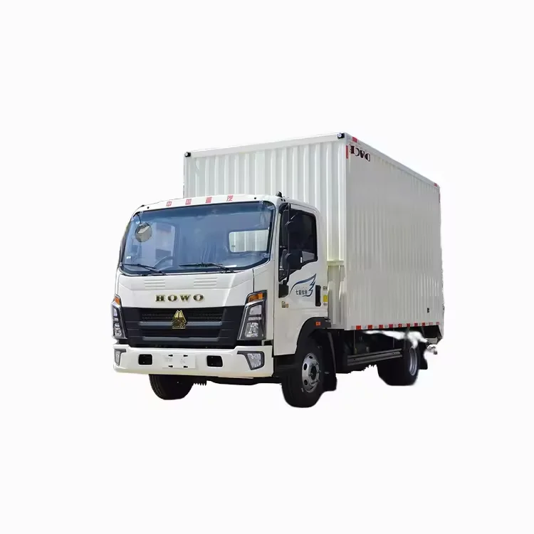 10Ton 15 Ton Howo Truck 4*2 Small Van Trucks Diecel Manual transmission Thickened containers Box Cargo Trucks for Africa Market