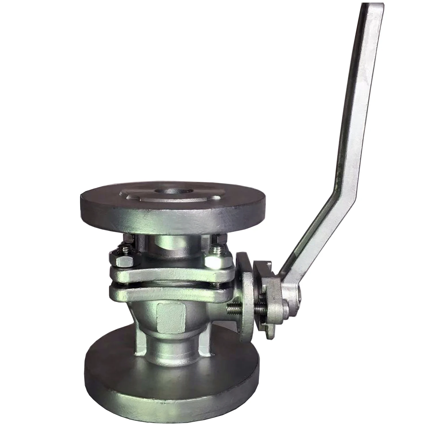 Factory Price DN15-DN250 Stainless Steel Ball Valve  Pneumatic Industrial Valve Flanged 2PCS High Platform Ball Valve