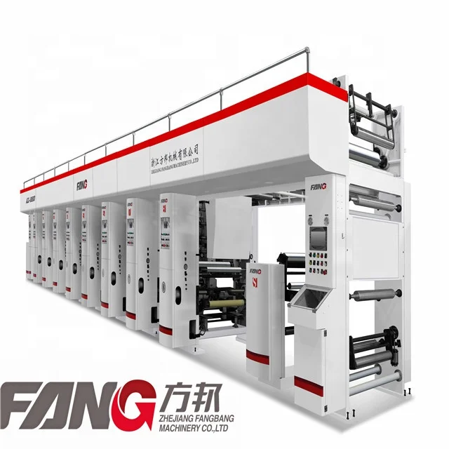 
Rotogravure Printing Machine BOPP, PVC, PE, OPP,2/4/6/8/10 color 