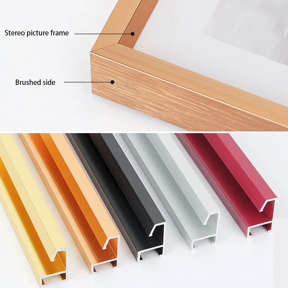 China Best Price Picture Acrylic Metal Gold White New Fashion Aluminum Gift Photo Frames