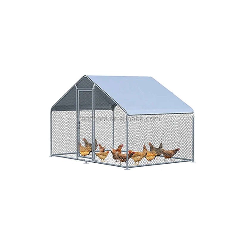 Large Metal Exercise Chicken Coop Walk-in Metal Poultry Cage Chicken Wire Mesh Poultry Farming