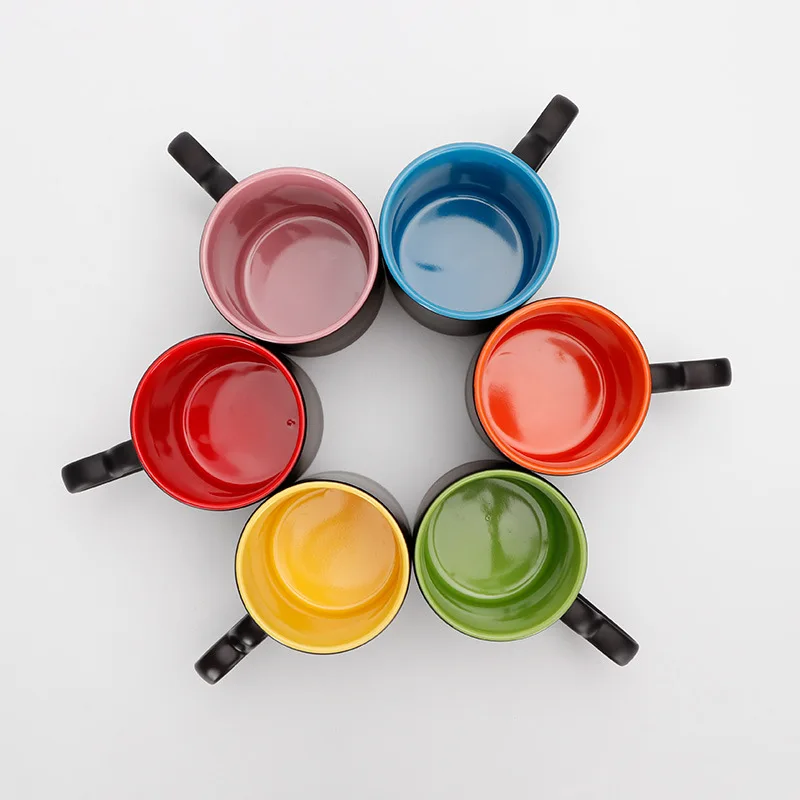 wholesale 11oz ounce tea beer coffee cup custom heart blank sublimation color change magic ceramic mug 11 oz