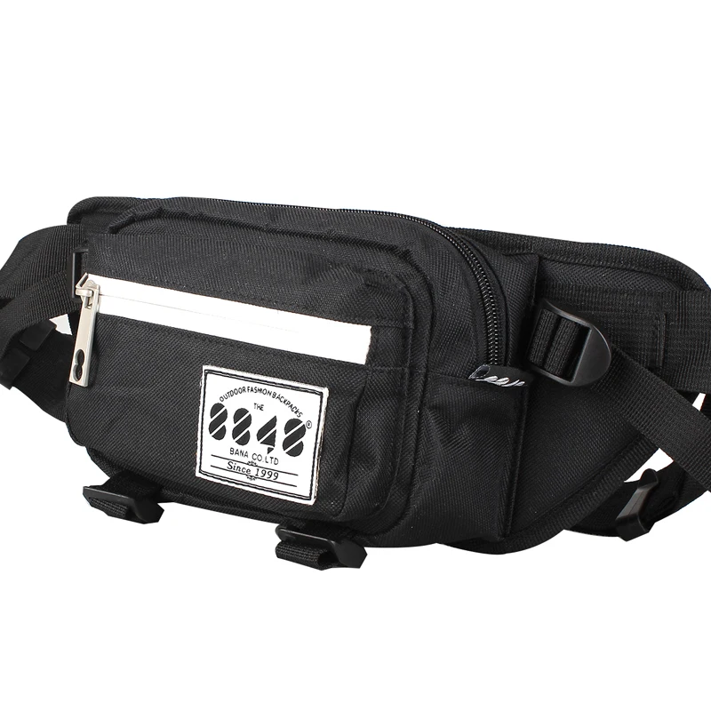 
2021 Wholesale Popular Belly Pocket Sports Running Men Black Fanny Pack 