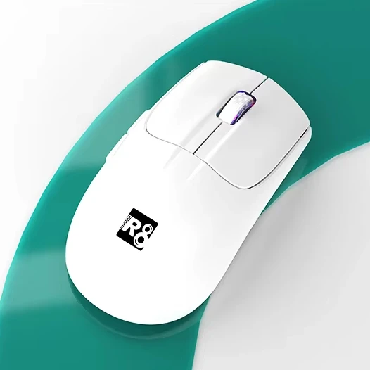R8 5D 2.4G&BT Wired/Wireless Rechargeable Mouse Ultra Lightweight Bluetooth Mouse  For Pc home office