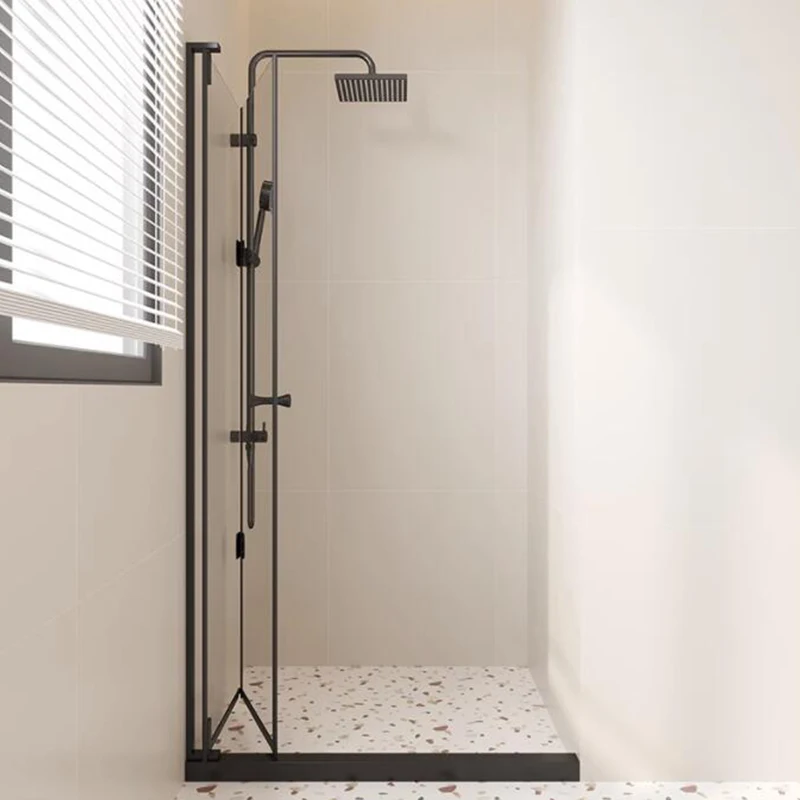 New product durable top quality shower enclosure white printing Glass Sliding Door customizable Bathroom