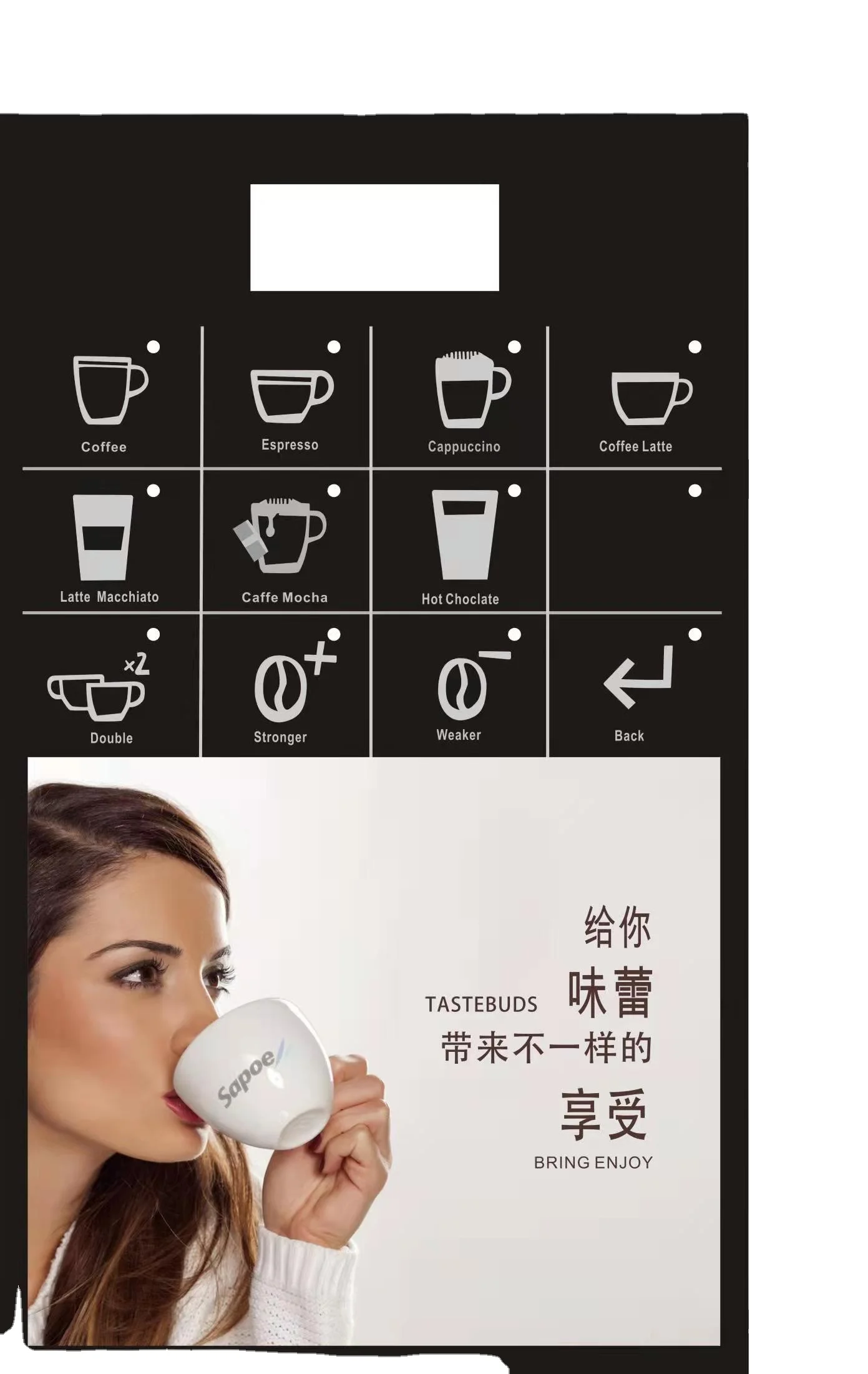 Coin Operated Espresso Coffee Machine Mocha Cappuccino Vending Machine Coffee Bean Making Drinks for Sale
