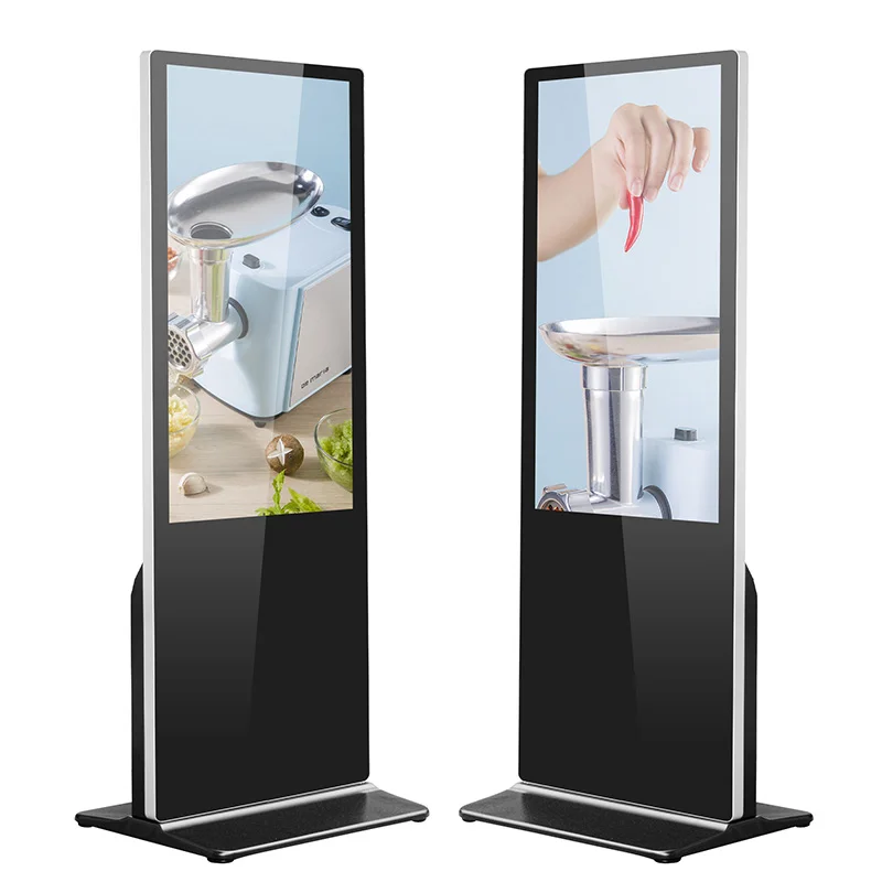 wholesale 32inch 43inch 49inch 55inch 65inch iphone shape design floor standing lcd panel advertising display kiosk