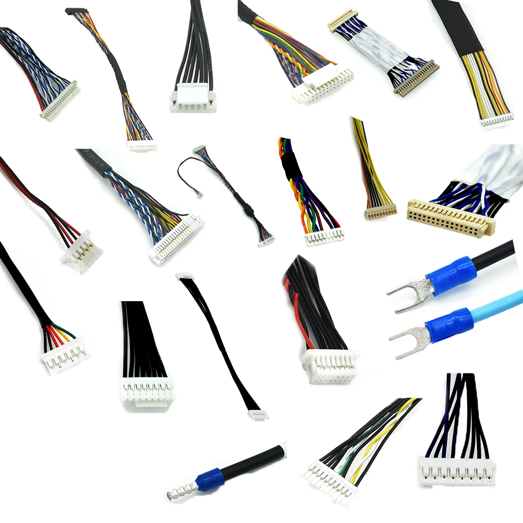 Factory JST wiring harness  assembly cable manufacturer custom jst cabl molex ZH PH  connector electrical Wire Harness