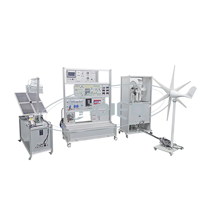 CNC-201 Solar & Wind Hybrid Power Generation Trainer New Energy Training System Vocational Energy Teaching Equipment