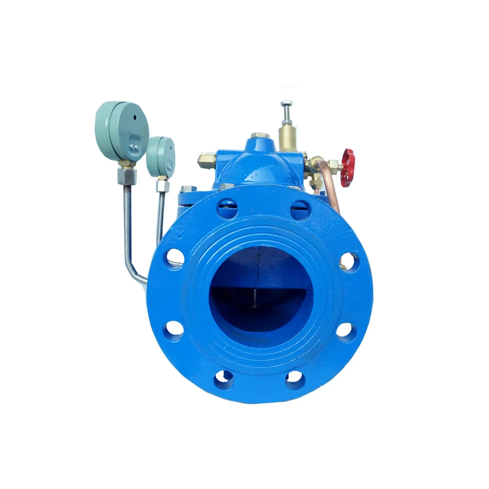 DN40-DN600 PN16 Ductile Iron 200X Adjustable Pilot Operated Pressure Reducing Hydraulic Control Valve