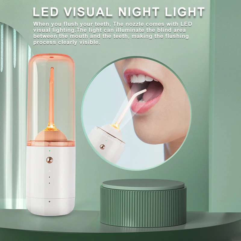  2021 Portable Teeth Cleaning Device Ipx7 Cordless Water Flosser Oral