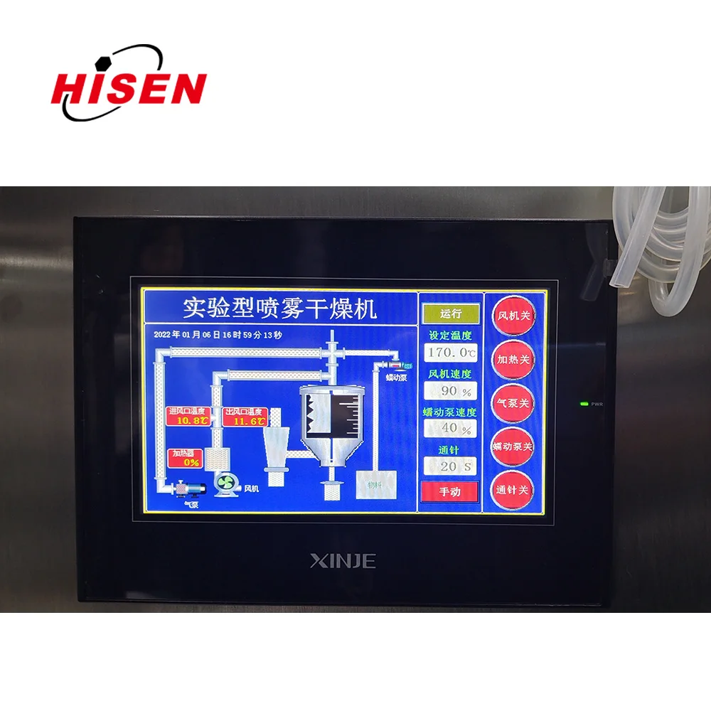 Chemical laboratory spray dryer for making powder