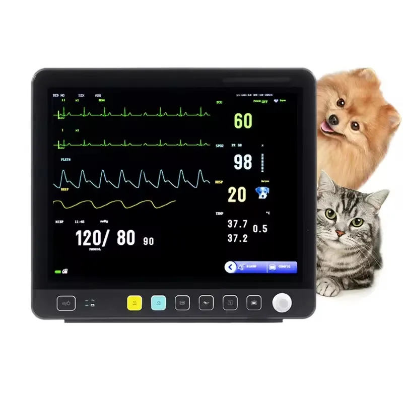 High Quality Veterinary Monitor Multi Parameter Medical Patient Veterinary Monitor