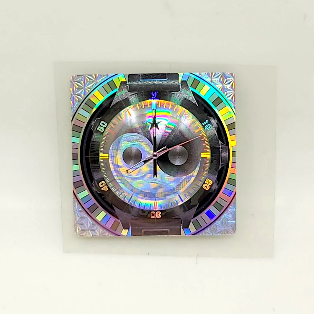 Custom Holographic Label Die Cutting To Make Holographic Foil Sticker