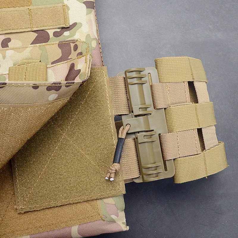 Qd Quick Buckle Tactical Vest Quick Release Buckle Connecting Piece Qd Clips For Molle Buckle Pom Material