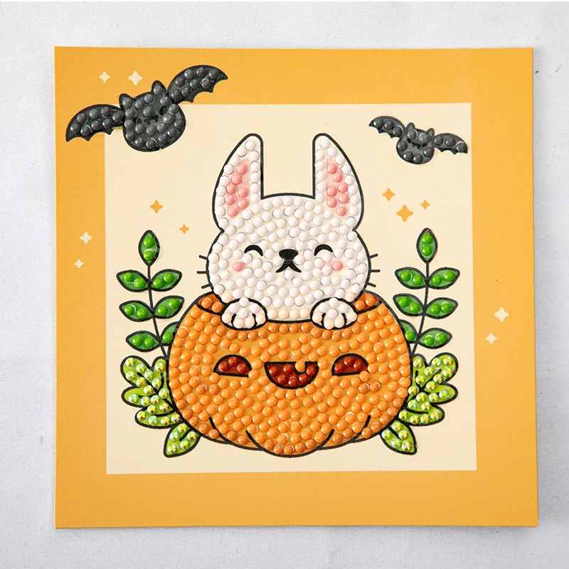 Happy easter diamond painting full drill rhinestone embroidery diamond mosaic art cartoon rabbit Easter eggs