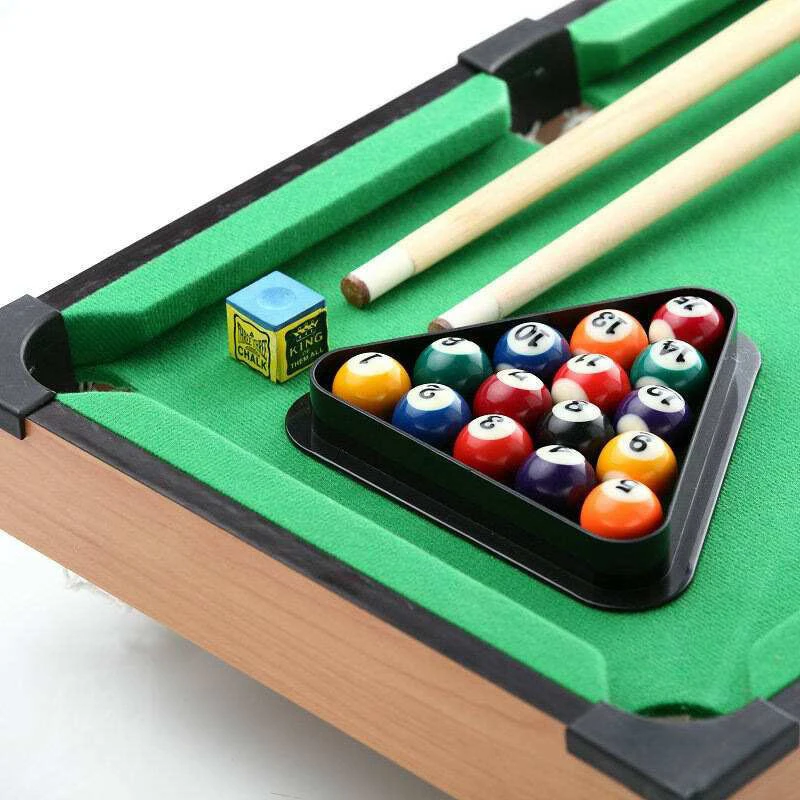 Wood Indoor Sport Entertainment Mini Pool Table Toy Play Games  Mini Billiards Table  For Kids children