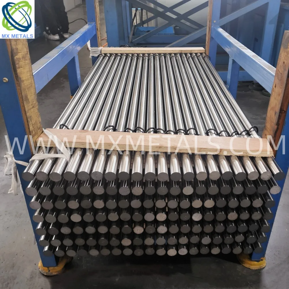 42CD4 HDTV hardening CK45 Hard Chrome Plated Piston Rod For Hydraulic Cylinder