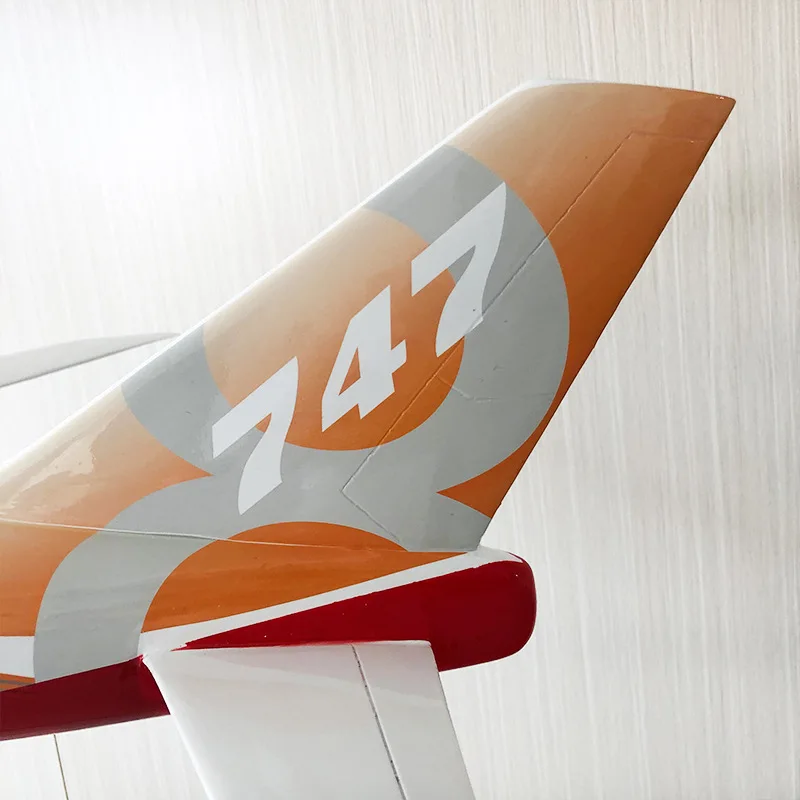 120cm Boeing Airline B747 1/58 Large Scale Hanging Model Aircraft for Display