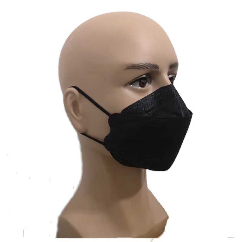 4 слоя 3D Контур Подходит против загрязнения Kf94 кулон в форме рыбы маска в Корейском стиле, модная, крышка, готово к отправке Kf94 маски для лица в наличии на складе