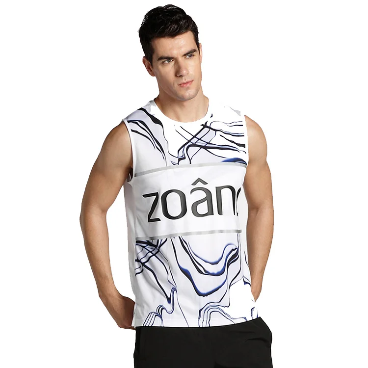 Zoano popular running crop tank top for mens activewear