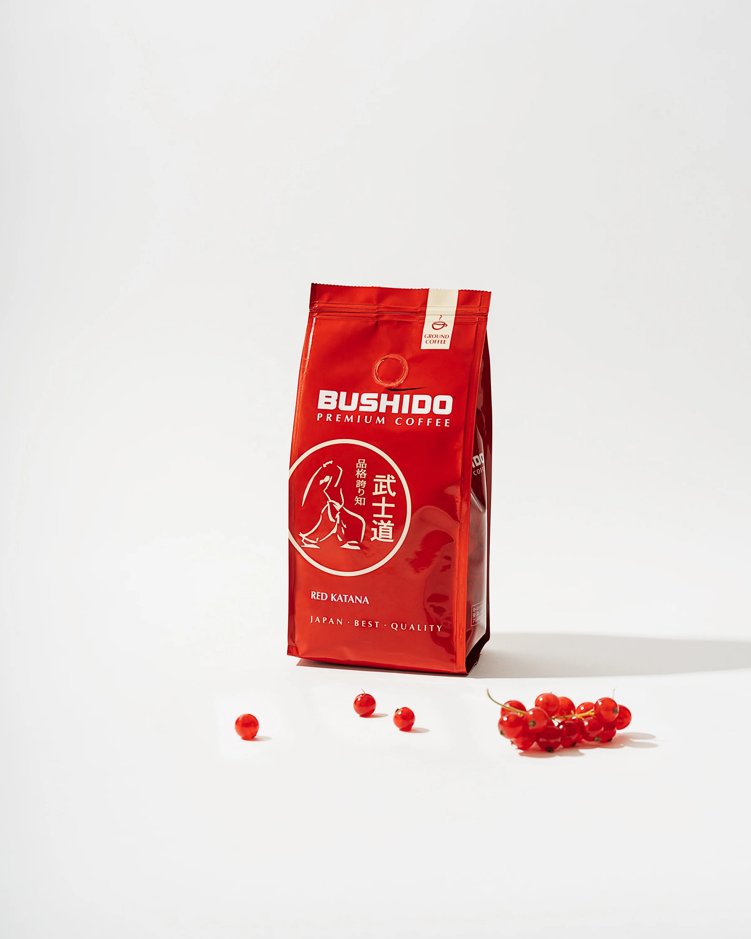 BUSHIDO красная Катана Премиум Арабика жареные кофейные зерна упаковка 227