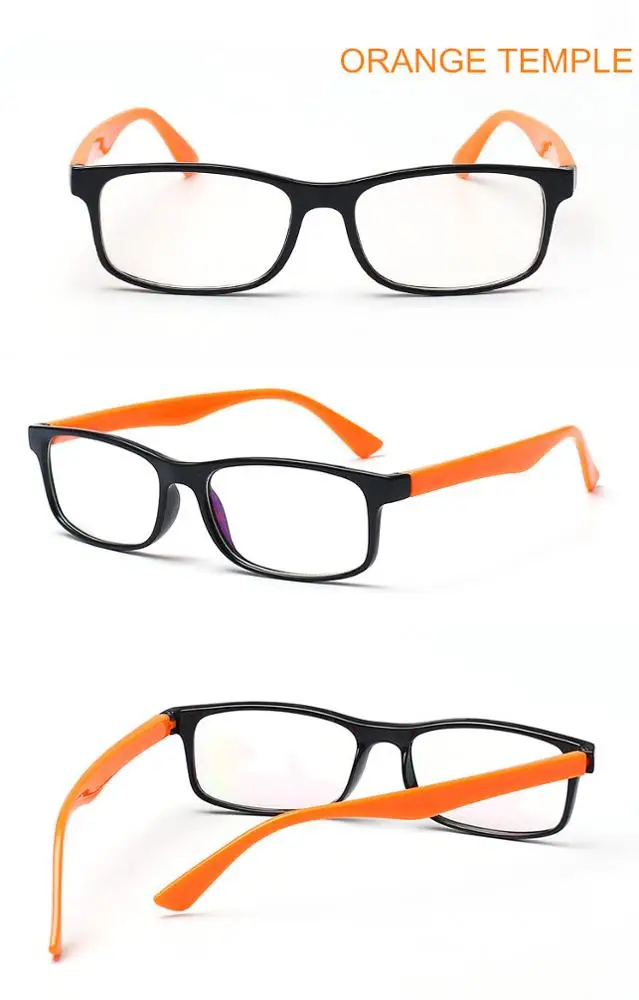 Wholesale Anti-ultraviolet anti-blue eyewear computer  UV400 flat blue light blockin glasses